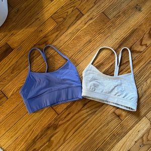 Lululemon Flow Y bra bundle (both size 4)